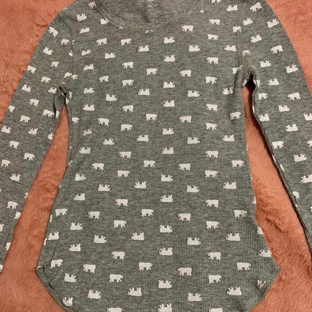 Old Navy, XS, Light grey, White Details